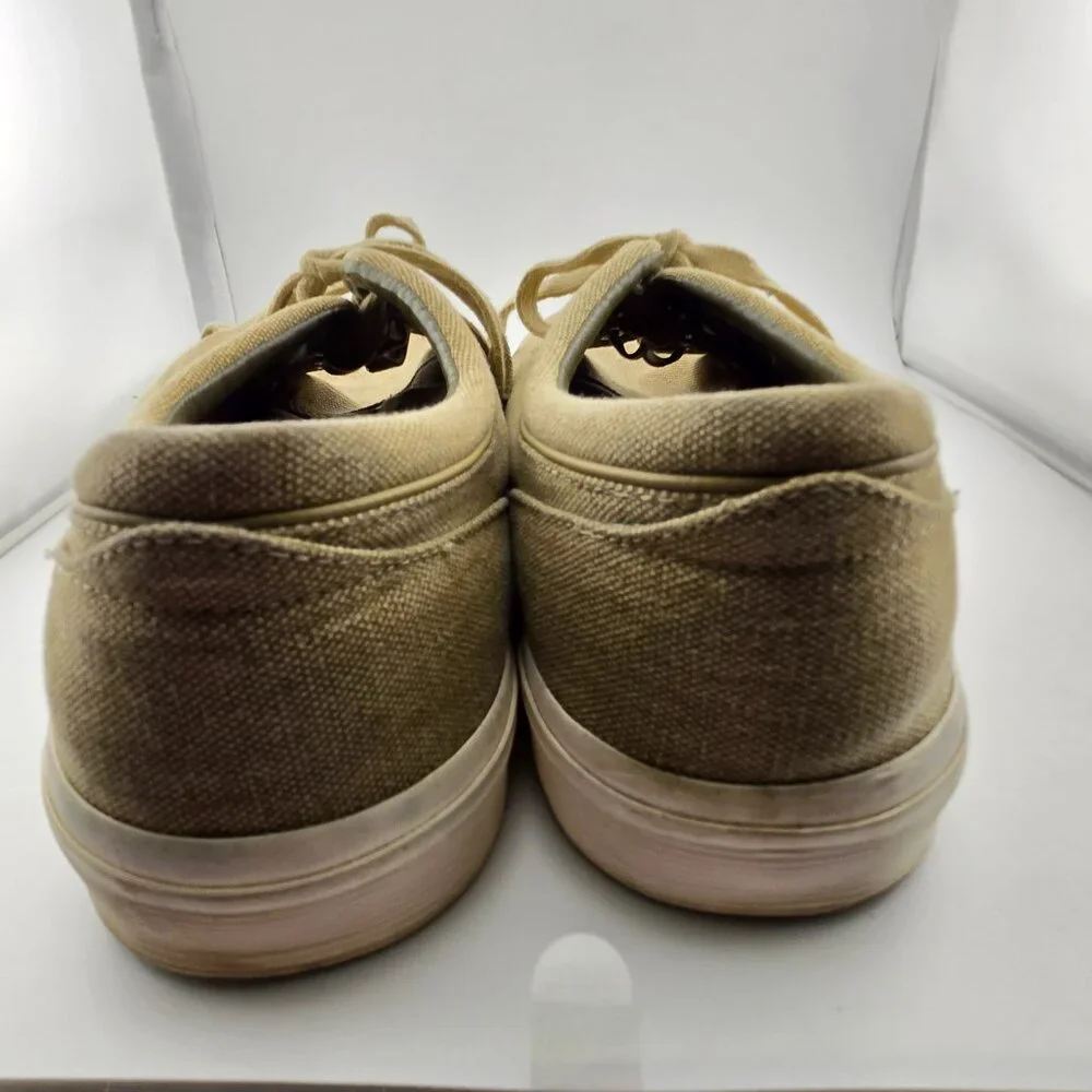 Polo Ralph Lauren Faxon Low Men’s 15D Tan Canvas Lace Up Sneakers